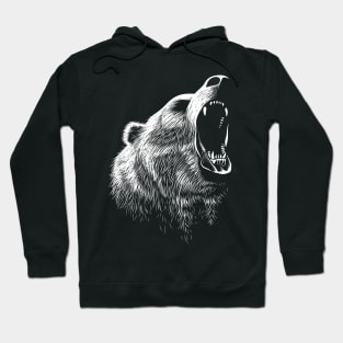 Roaring Bear (black) Hoodie